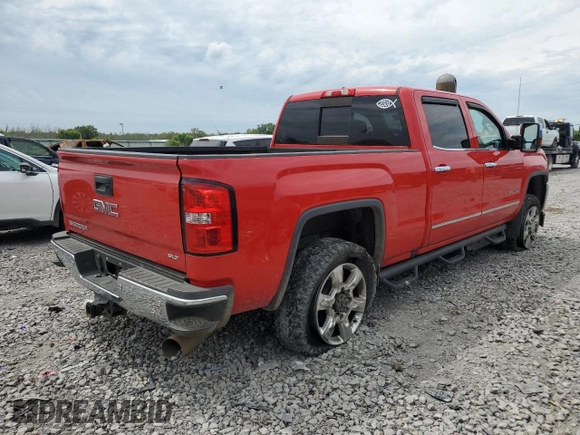 2017 GMC Sierra 2500HD SLT with VIN 1GT12TEY1HF105007, listed as a Copart auction lot 70427224 with 167,493 mi miles and Salvage Title. Bid and sale history available at carsss.com. Image 3.