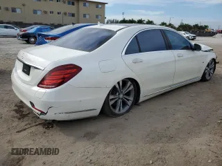 2017 Mercedes-Benz S 550e with VIN WDDUG6DB5HA302939, listed as a Copart auction lot 38355493 with 72,889 mi miles and . Bid and sale history available at DreamBid. Image 3.
