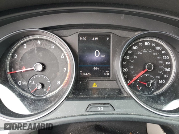 2019 Volkswagen Atlas SE with VIN 1V2LR2CA0KC505636, listed as a Copart auction lot 47648835 with 107,426 mi miles and Salvage title. Bid and sale history available at DreamBid. Image 9.