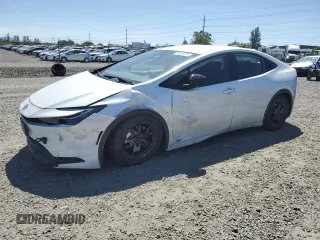 2024 Toyota Prius LE with VIN JTDADABU5R3014907, listed as a Copart auction lot 58414675 with 8,084 mi miles and Salvage title. Bid and sale history available at DreamBid. Image 1.