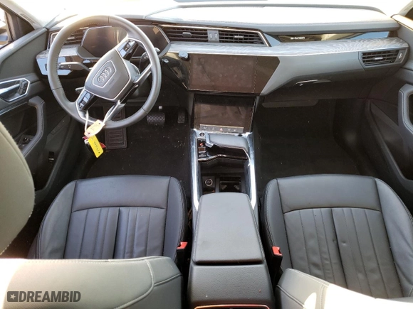 2021 Audi e-tron Premium with VIN WA1AAAGE8MB037438, listed as a Copart auction lot 38780393 with 24,123 mi miles. Bid and sale history available at carsss.com. Image 8.