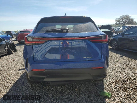 2025 Lexus NX 350h with VIN 2T2AKCEZ2SC040365, listed as a Copart auction lot 50443645 with 12,158 mi miles and Salvage Title. Bid and sale history available at DreamBid. Image 6.