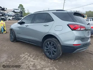 2024 Chevrolet Equinox RS with VIN 3GNAXMEG3RS126363, listed as a IAAI auction lot 41684063 with 7,864 mi miles. Bid and sale history available at carsss.com. Image 3.