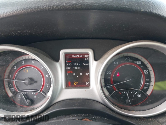 2015 Dodge Journey SXT with VIN 3C4PDCBG5FT604847, listed as a IAAI auction lot 42108853 with 164,679 mi miles. Bid and sale history available at carsss.com. Image 7.