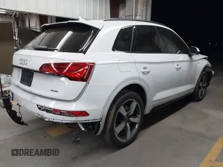 2023 Audi Q5 S line Premium Plus with VIN WA1EAAFYXP2061578, listed as a IAAI auction lot 42338898 with 20,190 mi miles and . Bid and sale history available at DreamBid. Image 4.