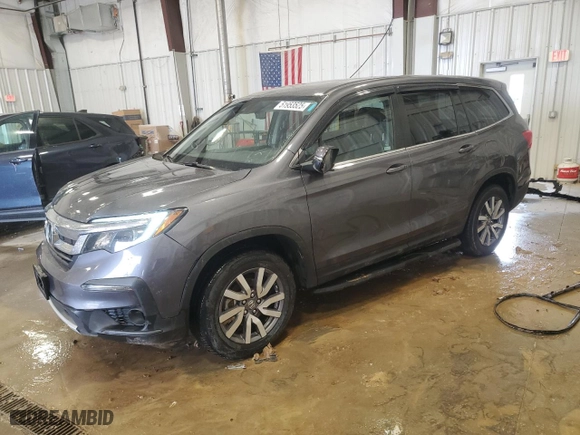 2019 Honda Pilot EX-L with VIN 5FNYF6H57KB075741, listed as a Copart auction lot 51953525 with 102,941 mi miles and Non Repairable. Bid and sale history available at carsss.com. Image 1.
