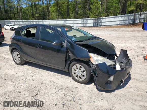 2012 Toyota Prius One with VIN JTDKDTB36C1502886, listed as a Copart auction lot 52687805 with Not Provided miles and Salvage Title. Bid and sale history available at carsss.com. Image 4.