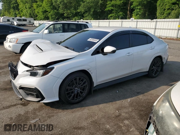 2022 Subaru WRX Premium with VIN JF1VBAF67N9014181, listed as a Copart auction lot 60306545 with 29,597 mi miles and Salvage title. Bid and sale history available at DreamBid. Image 1.