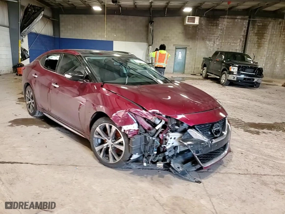 2018 Nissan Maxima SL with VIN 1N4AA6AP2JC405590, listed as a Copart auction lot 45521975 with 54,000 mi miles and Salvage Title. Bid and sale history available at carsss.com. Image 13.