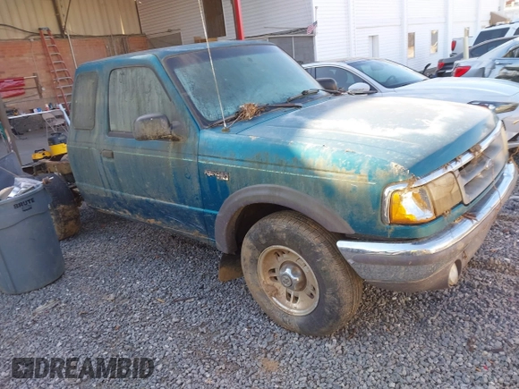 1997 Ford Ranger XLT with VIN 1FTDR15X1VTA79445, listed as a IAAI auction lot 40827592 with 209,896 mi miles. Bid and sale history available at carsss.com. Image 1.