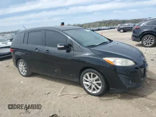 2015 Mazda 5 Touring with VIN JM1CW2CL2F0188574, listed as a Copart auction lot 53314305 with 138,731 mi miles and Salvage title. Bid and sale history available at DreamBid. Image 4.