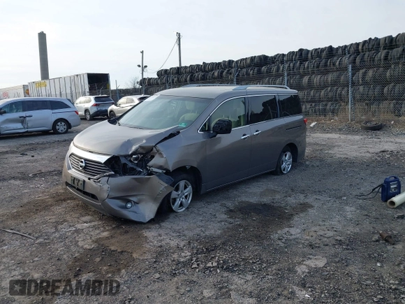 2016 Nissan Quest SL with VIN JN8AE2KP5G9153446, listed as a IAAI auction lot 41771878 with 80,922 mi miles and . Bid and sale history available at DreamBid. Image 2.