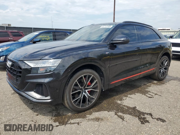 2019 Audi Q8 Prestige with VIN WA1FVAF13KD041309, listed as a Copart auction lot 63713185 with 85,420 mi miles and Clean title. Bid and sale history available at DreamBid. Image 1.