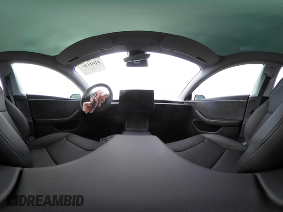 2025 Tesla Model 3 Long Range z VIN 5YJ3E1EB9SF904223, wystawiony jako IAAI lot #41611201 z przebiegiem 690 mil mil oraz . Historia ofert i sprzedaży dostępna na DreamBid. Obrazek 20.