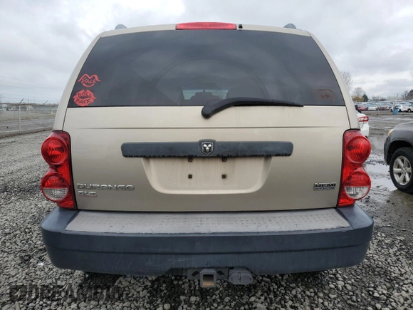2008 Dodge Durango SLT z VIN 1D8HB48298F106001, wystawiony jako Copart lot #41502945 z przebiegiem 147 870 mil mil oraz Szkoda całkowita • Salvage title. Historia ofert i sprzedaży dostępna na DreamBid. Obrazek 6.