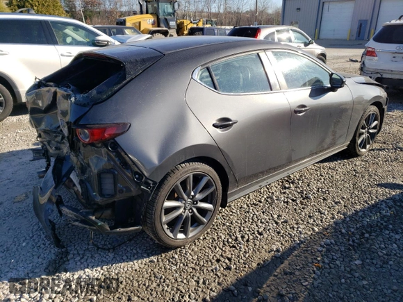 2019 Mazda 3 with VIN JM1BPBJM4K1132368, listed as a Copart auction lot 78700753 with 54,170 mi miles and Salvage title. Bid and sale history available at DreamBid. Image 3.