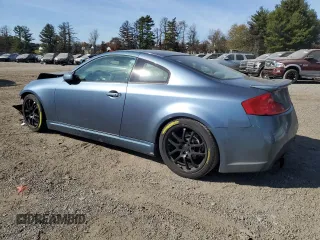 2006 Infiniti G35 Coupe with VIN JNKCV54E26M704458, listed as a Copart auction lot 78372694 with 141,442 mi miles and Salvage Title. Bid and sale history available at carsss.com. Image 2.