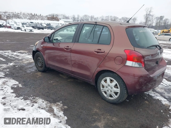 2010 Toyota Yaris with VIN JTDKT4K34A5291847, listed as a IAAI auction lot 41562243 with 182,067 mi miles. Bid and sale history available at carsss.com. Image 3.