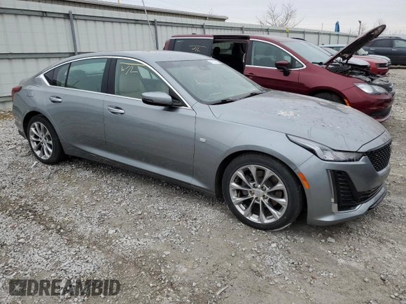 2023 Cadillac CT5 Premium Luxury with VIN 1G6DN5RK4P0123799, listed as a Copart auction lot 41427475 with Not provided miles and Non repairable. Bid and sale history available at DreamBid. Image 4.