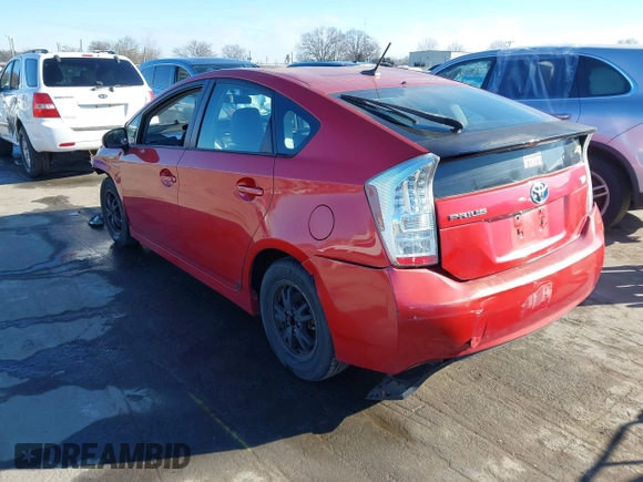 2011 Toyota Prius I z VIN JTDKN3DU3B1356349, wystawiony jako IAAI lot #41244243 z przebiegiem 161 803 mil mil oraz . Historia ofert i sprzedaży dostępna na DreamBid. Obrazek 3.