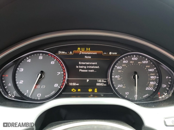 2017 Audi S8 plus with VIN WUAJ5AFD4HN900519, listed as a Copart auction lot 38093684 with NaN miles and Clean Title. Bid and sale history available at carsss.com. Image 9.