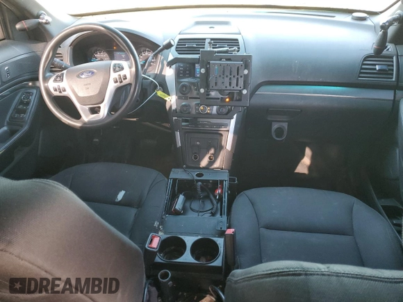 2015 Ford Utility Police Interceptor with VIN 1FM5K8AR4FGB98895, listed as a Copart auction lot 77586044 with 144,099 mi miles and Salvage Title. Bid and sale history available at carsss.com. Image 8.