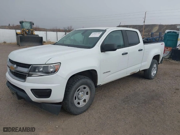2018 Chevrolet Colorado 4WD Work Truck with VIN 1GCGTBEN7J1201122, listed as a IAAI auction lot 41865799 with 127,104 mi miles. Bid and sale history available at carsss.com. Image 2.