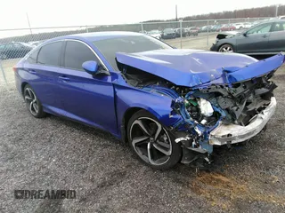 2019 Honda Accord Sedan Sport 1.5T with VIN 1HGCV1F34KA140265, listed as a IAAI auction lot 35917548 with 38,909 mi miles. Bid and sale history available at carsss.com. Image 1.