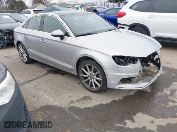 2015 Audi A3 Premium Plus z VIN WAUCCGFFXF1020409, wystawiony jako IAAI lot #41534468 z przebiegiem 116 708 mil mil oraz . Historia ofert i sprzedaży dostępna na DreamBid. Obrazek 1.