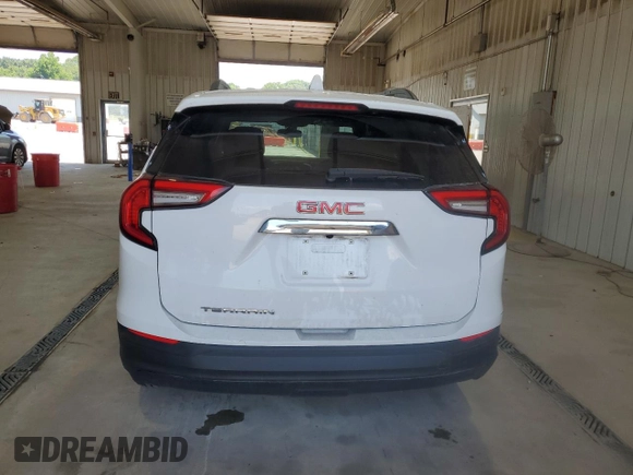 2024 GMC Terrain SLE with VIN 3GKALMEG3RL261149, listed as a Copart auction lot 62679305 with 54,408 mi miles and Salvage title. Bid and sale history available at DreamBid. Image 6.