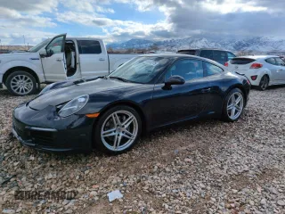 2017 Porsche 911 Carrera with VIN WP0AA2A96HS107967, listed as a Copart auction lot 48043775 with 57,235 mi miles and Salvage Title. Bid and sale history available at carsss.com. Image 1.