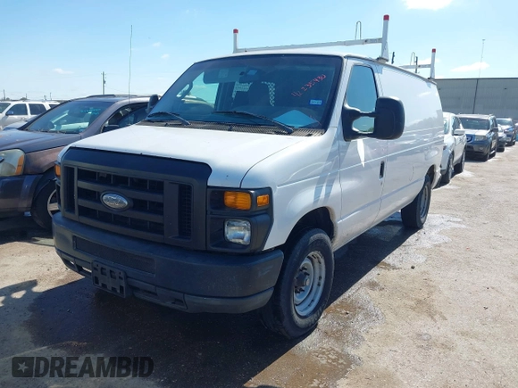 2009 Ford Econoline Cargo Commercial with VIN 1FTNE14W69DA46482, listed as a IAAI auction lot 42235430 with 339,835 mi miles and . Bid and sale history available at DreamBid. Image 2.