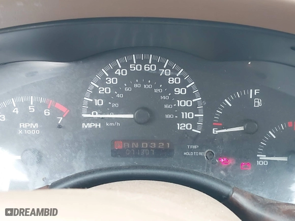 1998 Chevrolet Malibu LS with VIN 1G1NE52M1W6249023, listed as a IAAI auction lot 41779319 with 71,307 mi miles. Bid and sale history available at carsss.com. Image 7.