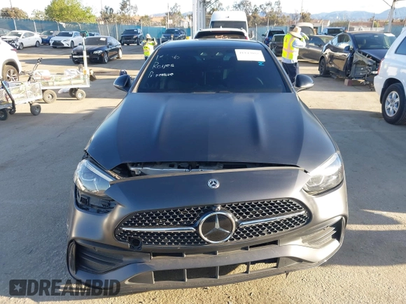 2024 Mercedes-Benz C 300 with VIN W1KAF4GB9RR172009, listed as a IAAI auction lot 41943081 with 17,936 mi miles and . Bid and sale history available at DreamBid. Image 12.