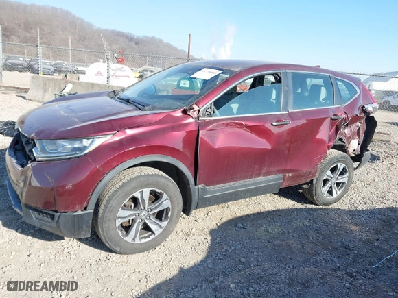 2018 Honda CR-V LX with VIN 2HKRW6H39JH213816, listed as a IAAI auction lot 41776460 with 61,709 mi miles. Bid and sale history available at carsss.com. Image 6.