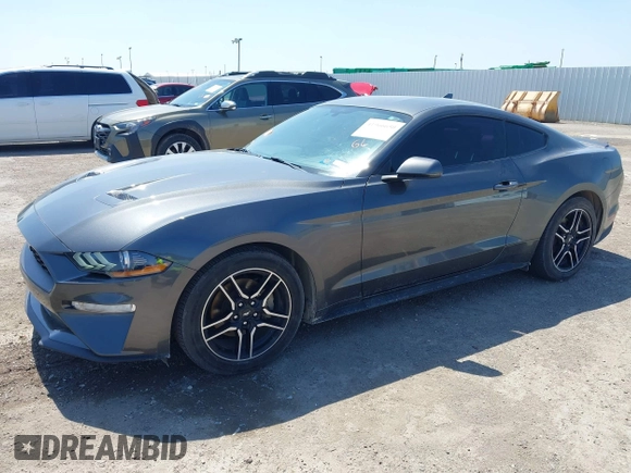 2020 Ford Mustang EcoBoost with VIN 1FA6P8TH1L5178731, listed as a IAAI auction lot 41966650 with 46,662 mi miles and . Bid and sale history available at DreamBid. Image 6.