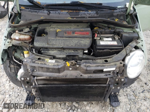 2015 FIAT 500 Pop with VIN 3C3CFFAR4FT609880, listed as a Copart auction lot 50379645 with 156,246 mi miles and Salvage Title. Bid and sale history available at carsss.com. Image 11.