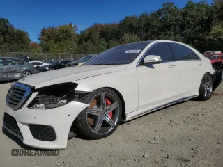2015 Mercedes-Benz S 63 AMG z VIN WDDUG7JB2FA095465, wystawiony jako Copart lot #74951624 z przebiegiem 100 108 mil mil oraz Szkoda całkowita • Salvage title. Historia ofert i sprzedaży dostępna na DreamBid. Obrazek 1.