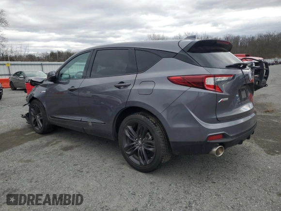 2021 Acura RDX w/A-Spec Package with VIN 5J8TC2H64ML035963, listed as a Copart auction lot 48218245 with 46,164 mi miles and Salvage Title. Bid and sale history available at carsss.com. Image 2.