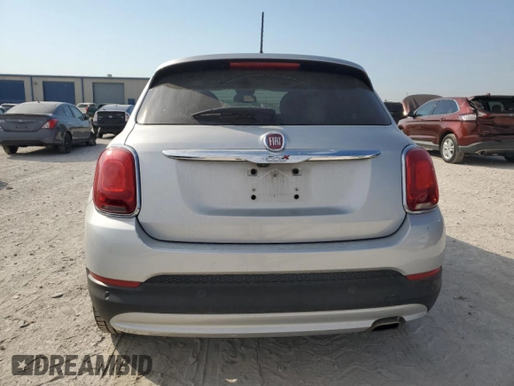 2017 FIAT 500X Lounge with VIN ZFBCFXDB0HP543841, listed as a Copart auction lot 75700444 with 53,913 mi miles and Salvage title. Bid and sale history available at DreamBid. Image 6.