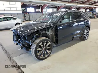 2017 Jaguar F-Pace 35t Premium with VIN SADCJ2BV5HA097625, listed as a Copart auction lot 52091325 with 88,614 mi miles and Salvage Title. Bid and sale history available at DreamBid. Image 1.