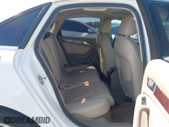 2012 Audi A4 2.0T Premium with VIN WAUAFAFL1CN020174, listed as a IAAI auction lot 41739896 with 144,144 mi miles. Bid and sale history available at carsss.com. Image 8.