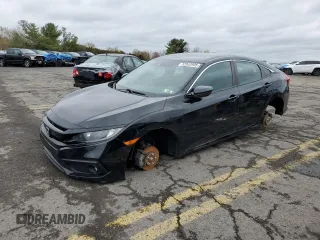 2019 Honda Civic Sedan Sport with VIN 2HGFC2F80KH567335, listed as a Copart auction lot 52852995 with 58,253 mi miles and Salvage Title. Bid and sale history available at carsss.com. Image 1.