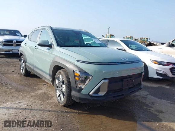 2025 Hyundai Kona SEL with VIN KM8HB3AB4SU192285, listed as a IAAI auction lot 41920239 with 12,211 mi miles. Bid and sale history available at carsss.com. Image 1.