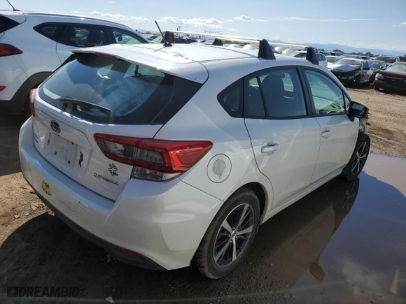 2022 Subaru Impreza with VIN 4S3GTAA6XN1724620, listed as a Copart auction lot 72901054 with 16,226 mi miles and Salvage Title. Bid and sale history available at carsss.com. Image 3.