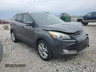 2015 Ford Escape Titanium with VIN 1FMCU9J90FUA52213, listed as a Copart auction lot 50302455 with 170,268 mi miles and Salvage Title. Bid and sale history available at carsss.com. Image 4.