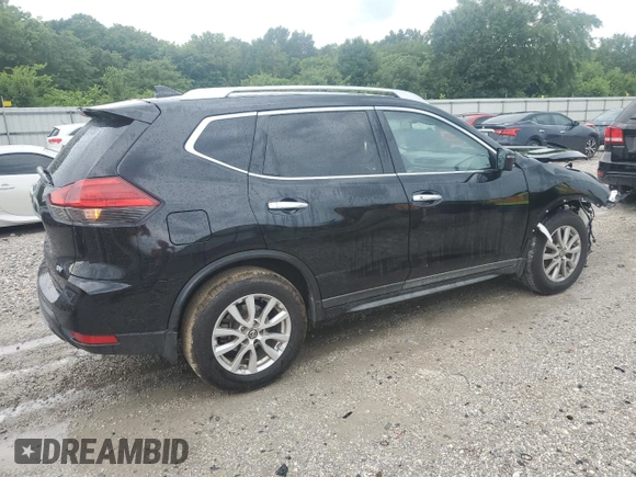 2017 Nissan Rogue SV with VIN KNMAT2MT4HP610630, listed as a Copart auction lot 61088995 with 83,885 mi miles and Salvage title. Bid and sale history available at DreamBid. Image 3.