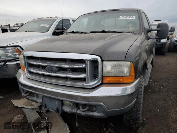 2001 Ford F-350 XL with VIN 1FTSX31F81EA54725, listed as a Copart auction lot 75389384 with 355,047 mi miles and Salvage Title. Bid and sale history available at DreamBid. Image 1.
