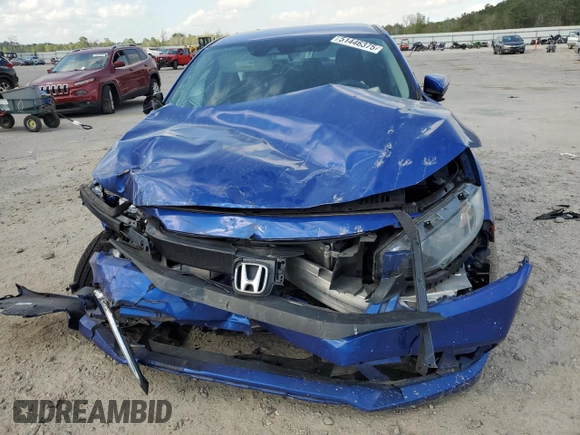 2020 Honda Civic LX z VIN 2HGFC2F69LH602387, wystawiony jako Copart lot #51446375 z przebiegiem 51 595 mil mil oraz Szkoda całkowita • Salvage title. Historia ofert i sprzedaży dostępna na DreamBid. Obrazek 5.