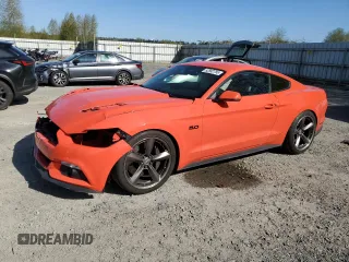 2016 Ford Mustang GT z VIN 1FA6P8CFXG5279822, wystawiony jako Copart lot #52892785 z przebiegiem 42 872 mil mil oraz Szkoda całkowita • Salvage title. Historia ofert i sprzedaży dostępna na DreamBid. Obrazek 1.